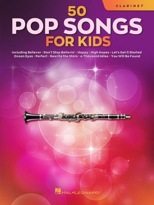 50 Pop Songs for Kids for Clarinet - ebook